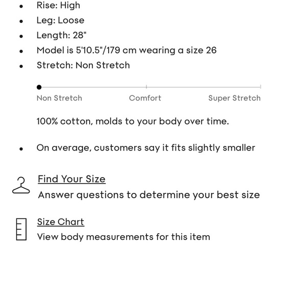 NWT Aritzia Denim Forum Joni Split - High Rise Loose Jeans 26 x 28 - Picture 6 of 10